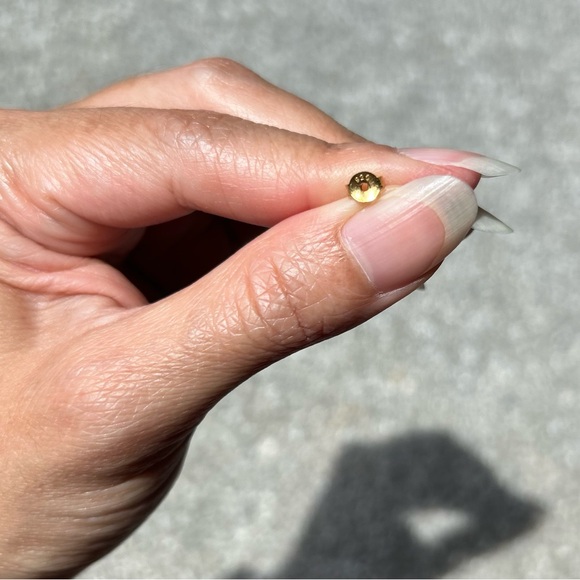 Karma and Luck White Quartz Zen Earrings - Picture 4 of 4